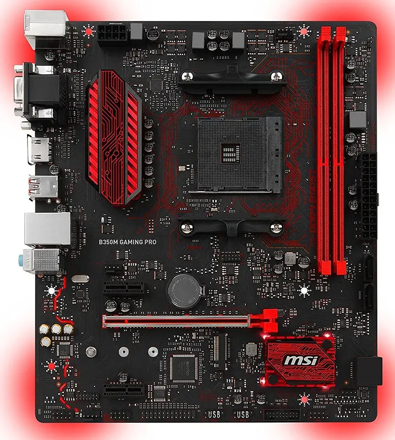 Msi b350m gaming pro какие процессоры поддерживает