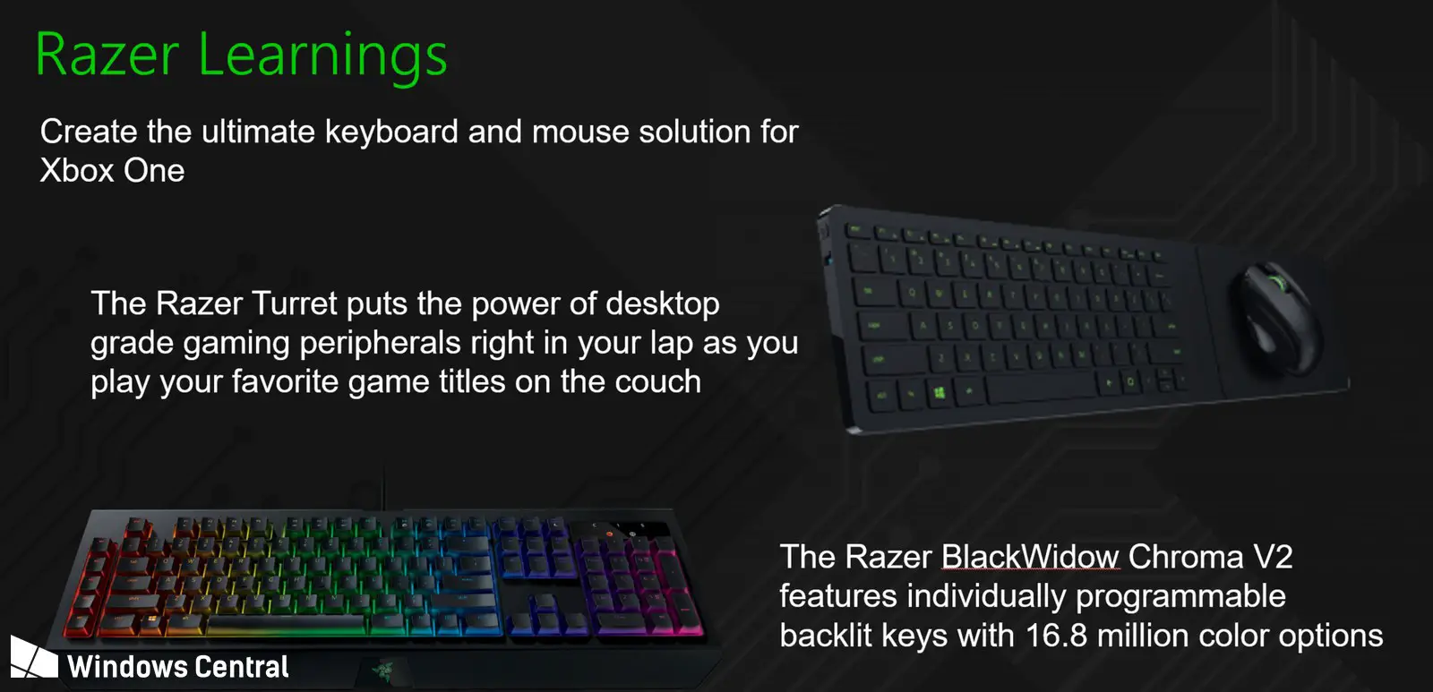 mouse and keyboard compatible with xbox one