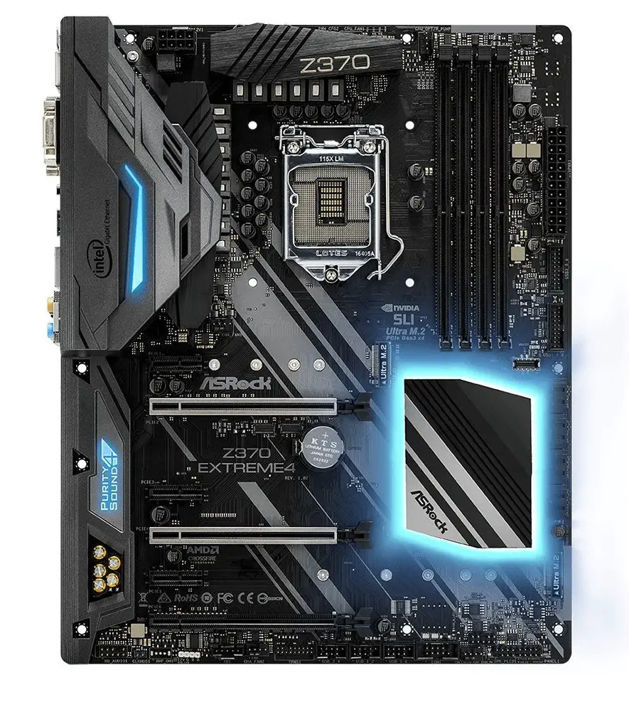 Asrock z370 extreme4 какие процессоры поддерживает