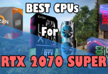 Best CPU for RTX 2070 Super