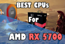 Best CPUs for AMD RX 5700