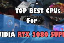 Best CPUs for RTX 2080 Super