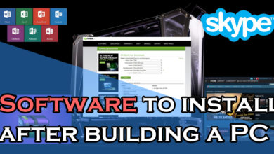 Software to install after building PC