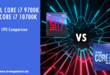 Intel Core i7 9700K vs i7 10700K