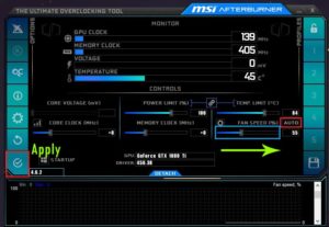 Fan speed msi afterburner на сколько ставить