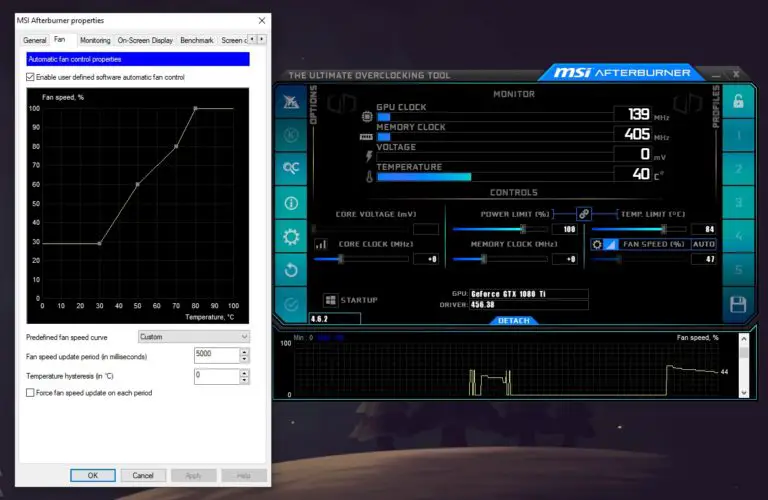 Fan speed msi afterburner на сколько ставить