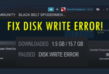 Fix Disk Write Error in Steam