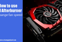 MSI Afterburner fan speed