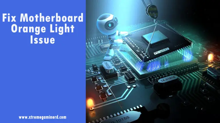 orange light motherboard meaning