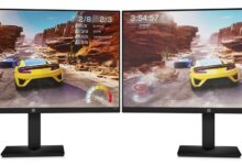 HP 165Hz monitors