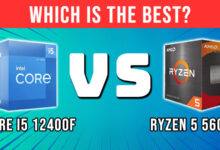 i5 12400F vs Ryzen 5600X