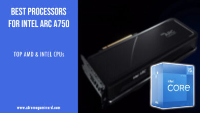 Intel ARC A750 CPUs