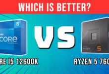 i5 12600K vs Ryzen 7600X