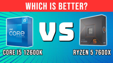 i5 12600K vs Ryzen 7600X