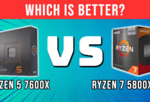 ryzen 7600X vs 5800X3D