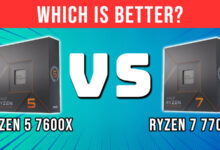 Ryzen 7600X vs 7700X