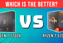 Ryzen 7700X vs 5700X