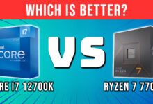 i7 12700K vs Ryzen 7700X